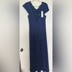 Ladies Formalwear gown. . Lovely draping and beaded inserts on both. Never worn